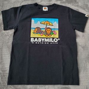 Authentic Bape Kids Tee - sz 130